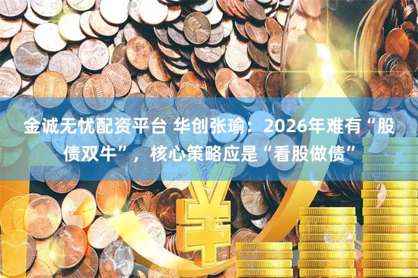 金诚无忧配资平台 华创张瑜：2026年难有“股债双牛”，核心策略应是“看股做债”