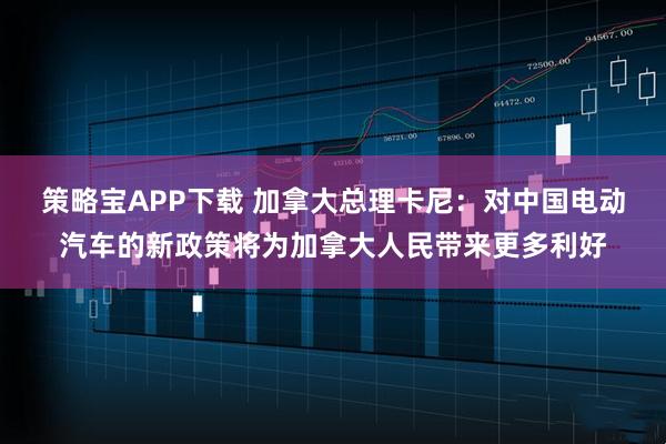 策略宝APP下载 加拿大总理卡尼：对中国电动汽车的新政策将为加拿大人民带来更多利好