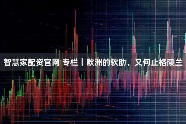 智慧家配资官网 专栏｜欧洲的软肋，又何止格陵兰